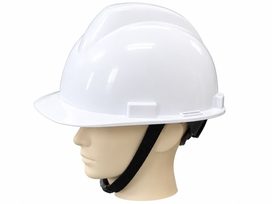 Каска защитная белая